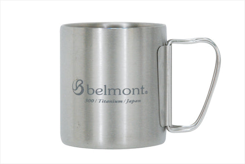 Belmont titanium mug 日本Belmont雙層摺柄鈦杯 300ml - belmont Hongkong